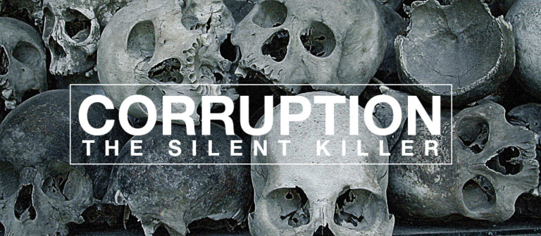 Corruption, the silent killer