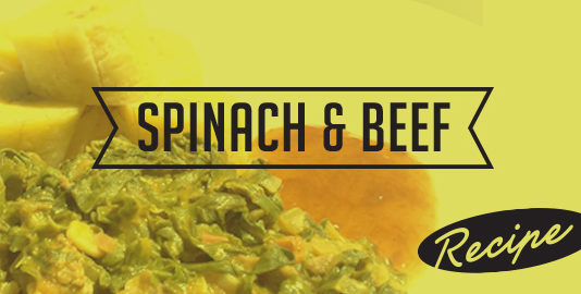 AAA Kitchen Recipes: Spinach and Beef Spinach & Beef Recipe