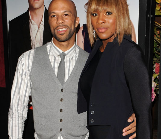 Common speaks to Serena Williams