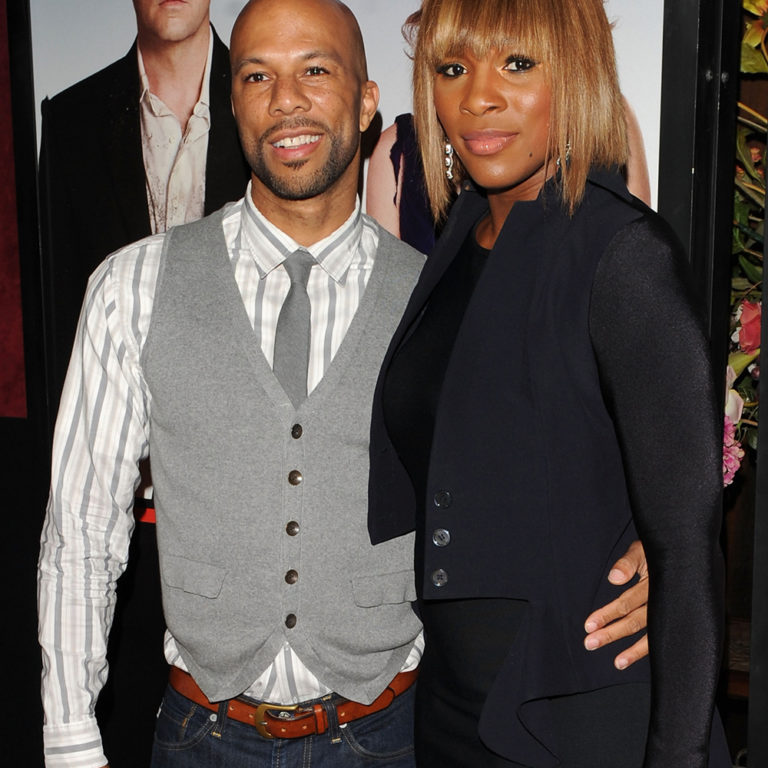 Common speaks to Serena Williams