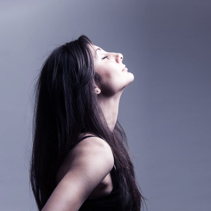 look up