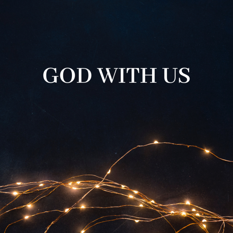 Christmas is… about God with us